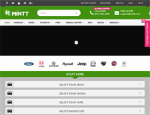Tablet Screenshot of mintt.com
